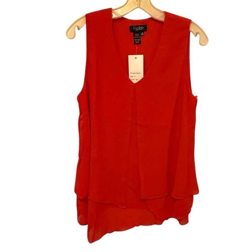 Papillon Red Top nwt